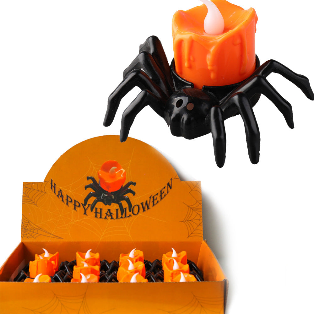 Halloween Spider Candles