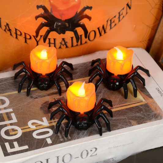 Halloween Spider Candles