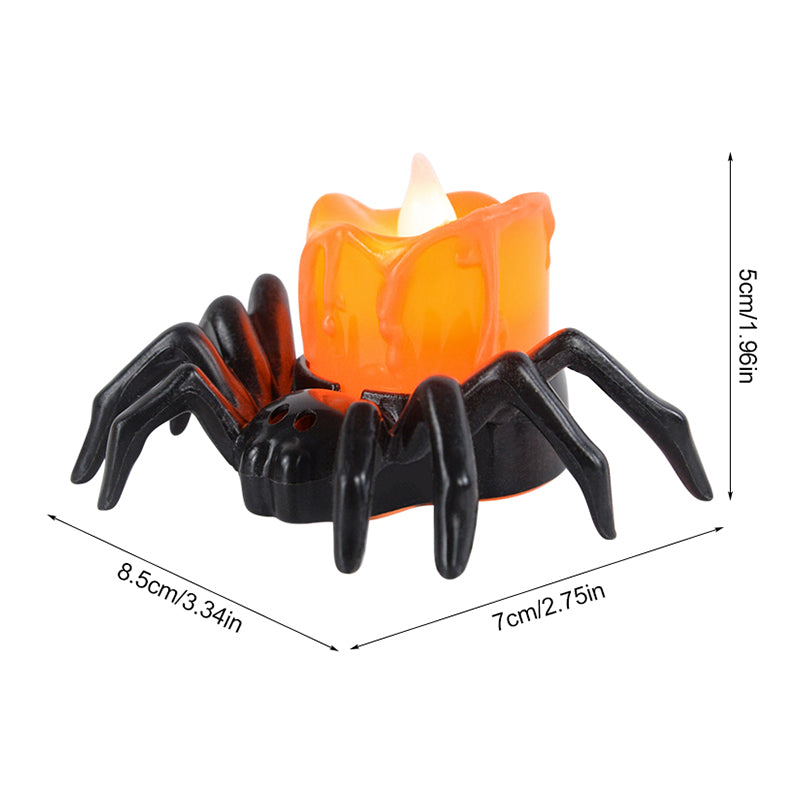 Halloween Spider Candles