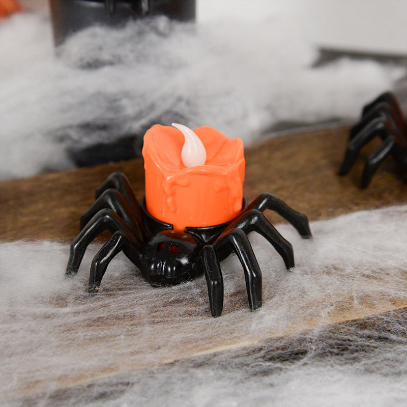 Halloween Spider Candles